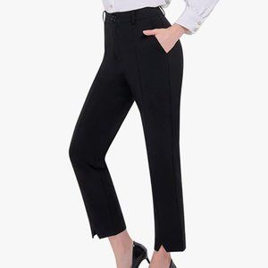 Comfortable Classic Straight-leg Ankle Length Pants